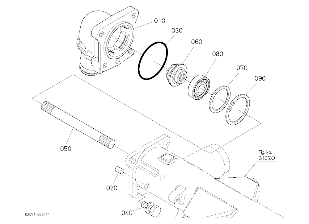 Bevel Gear (Right)