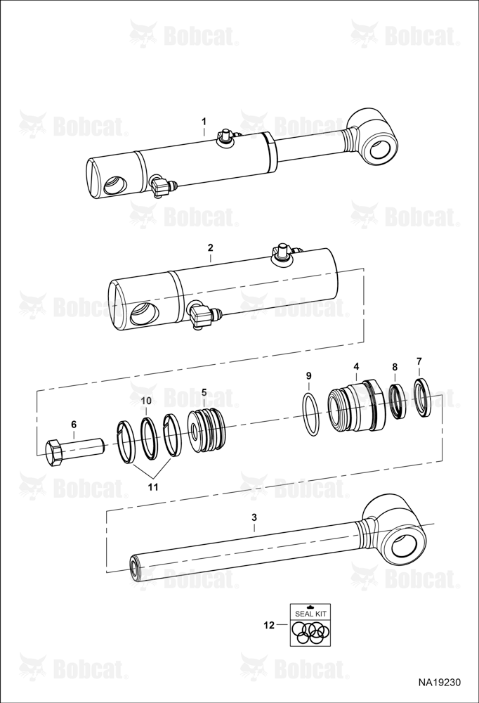 Blade Cylinder B4PC11100 & Above