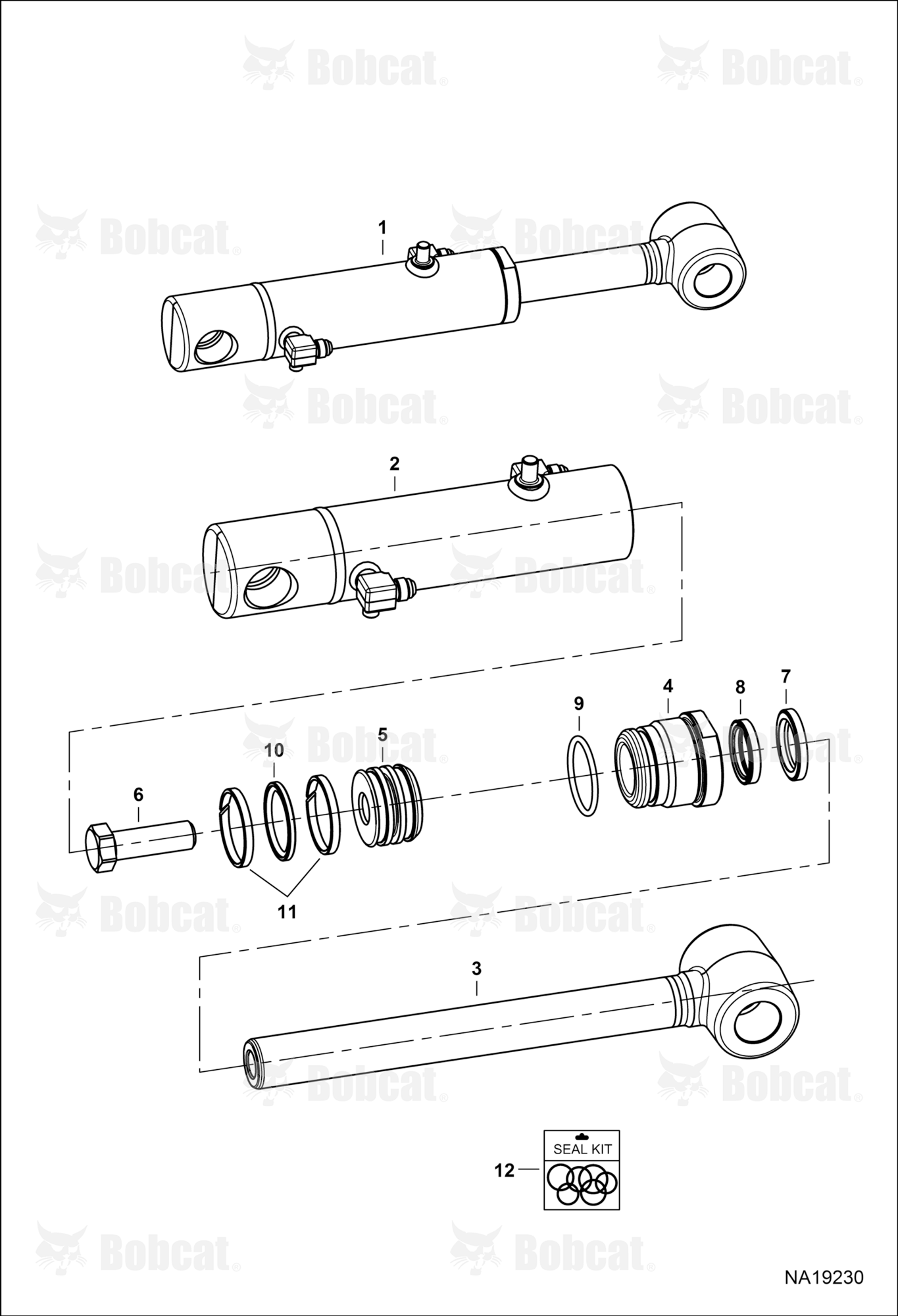 Blade Cylinder  B4PC11100 & Above