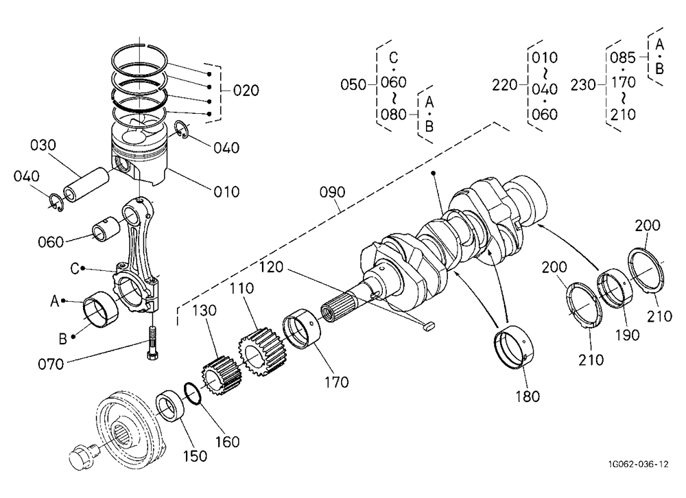 Piston And Crankshaft