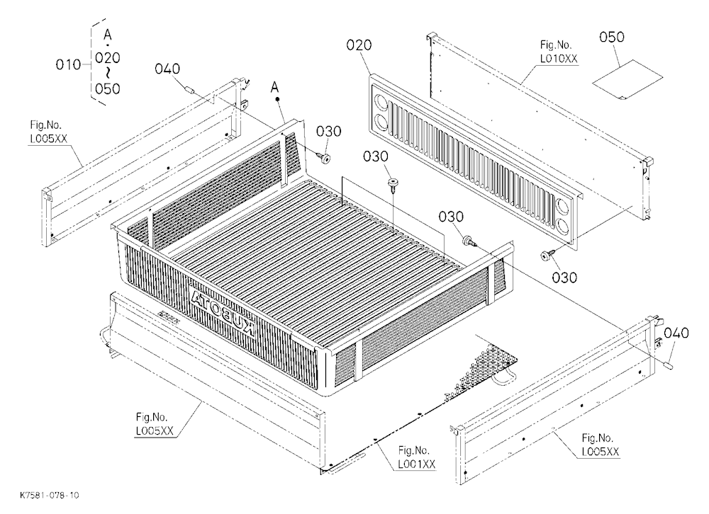 Bed Liner Kit (W/G.No.V4229) [Option]
