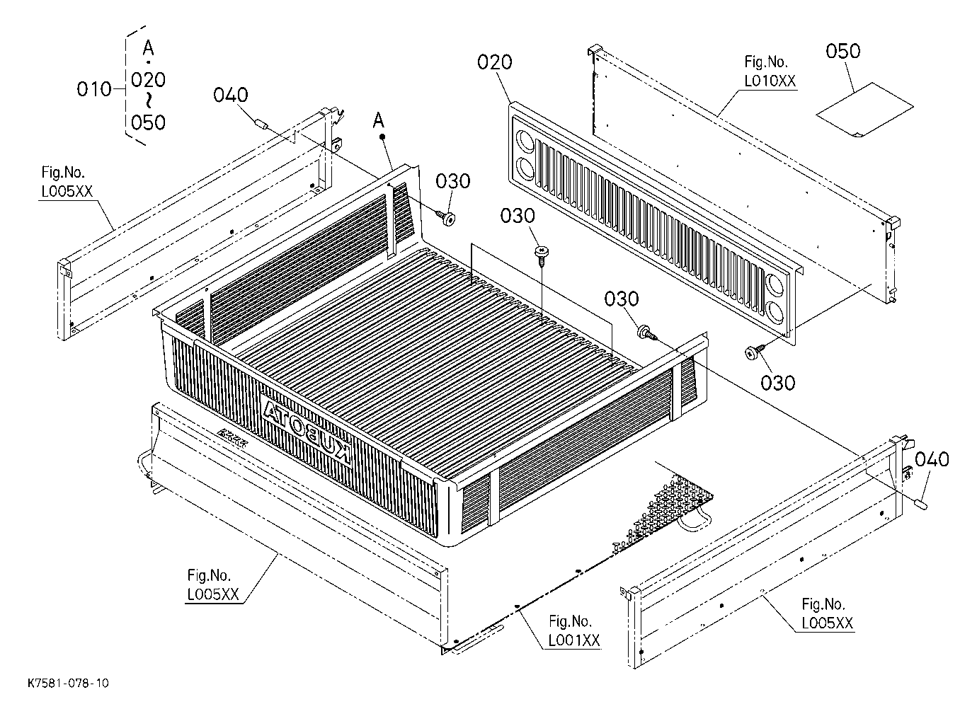 Bed Liner Kit (W/G.No.V4229) [Option]