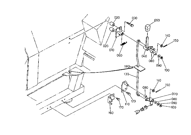 Pto Control Lever