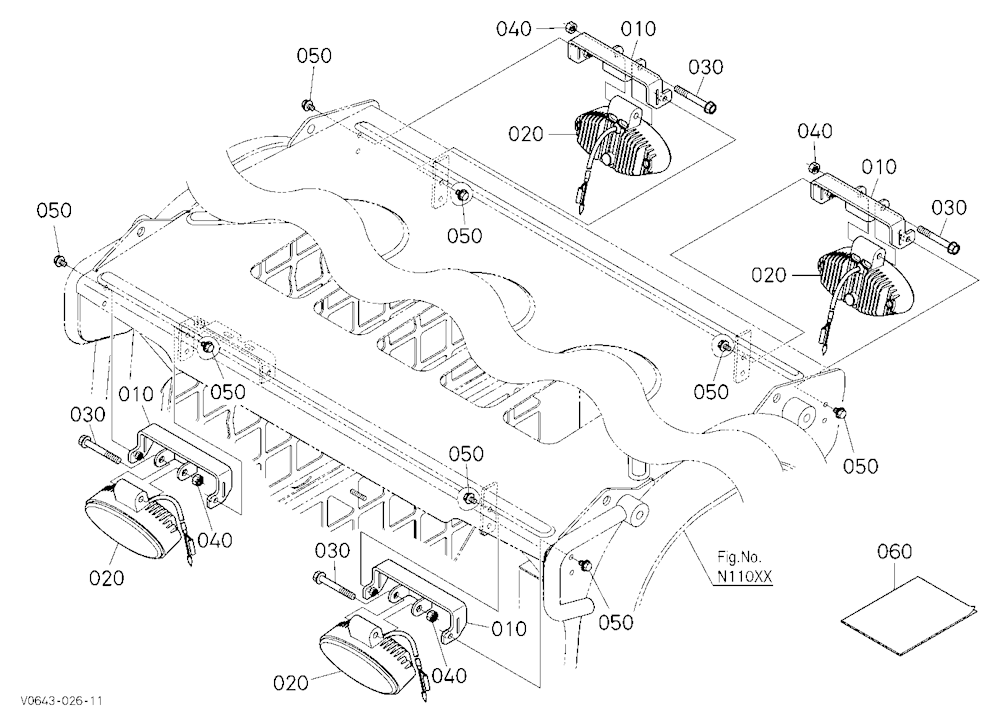 Led Lamp Kit [W/G No.S6764] [Option]