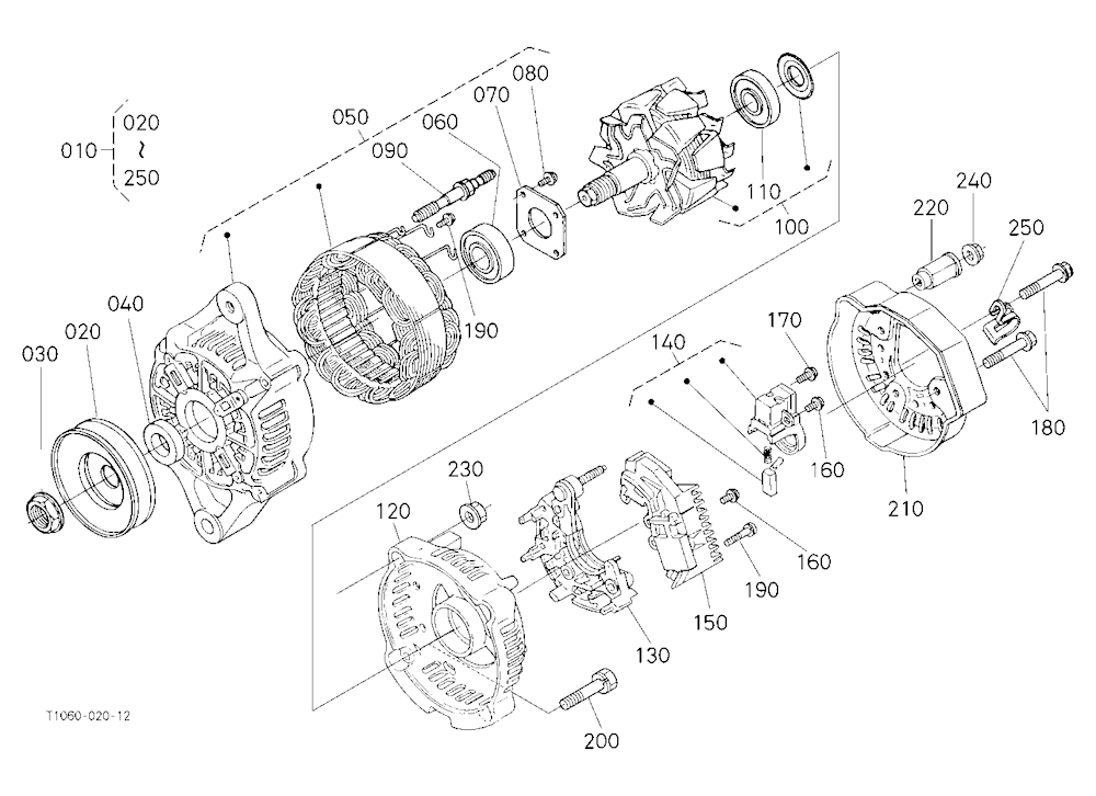 Alternator [Component Parts] [A] [New]