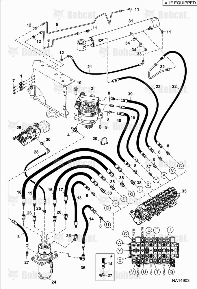 Hydraulic Circuitry (Upper/Swing)