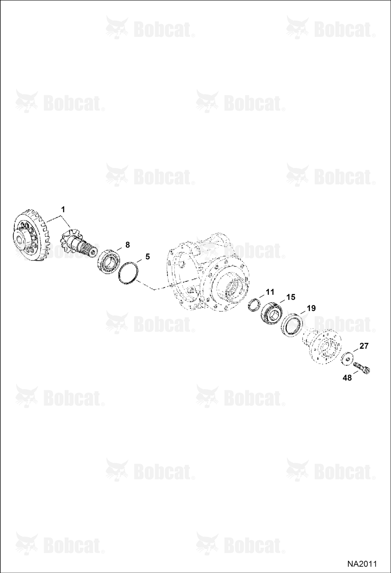 Front Axle (Center Housing)