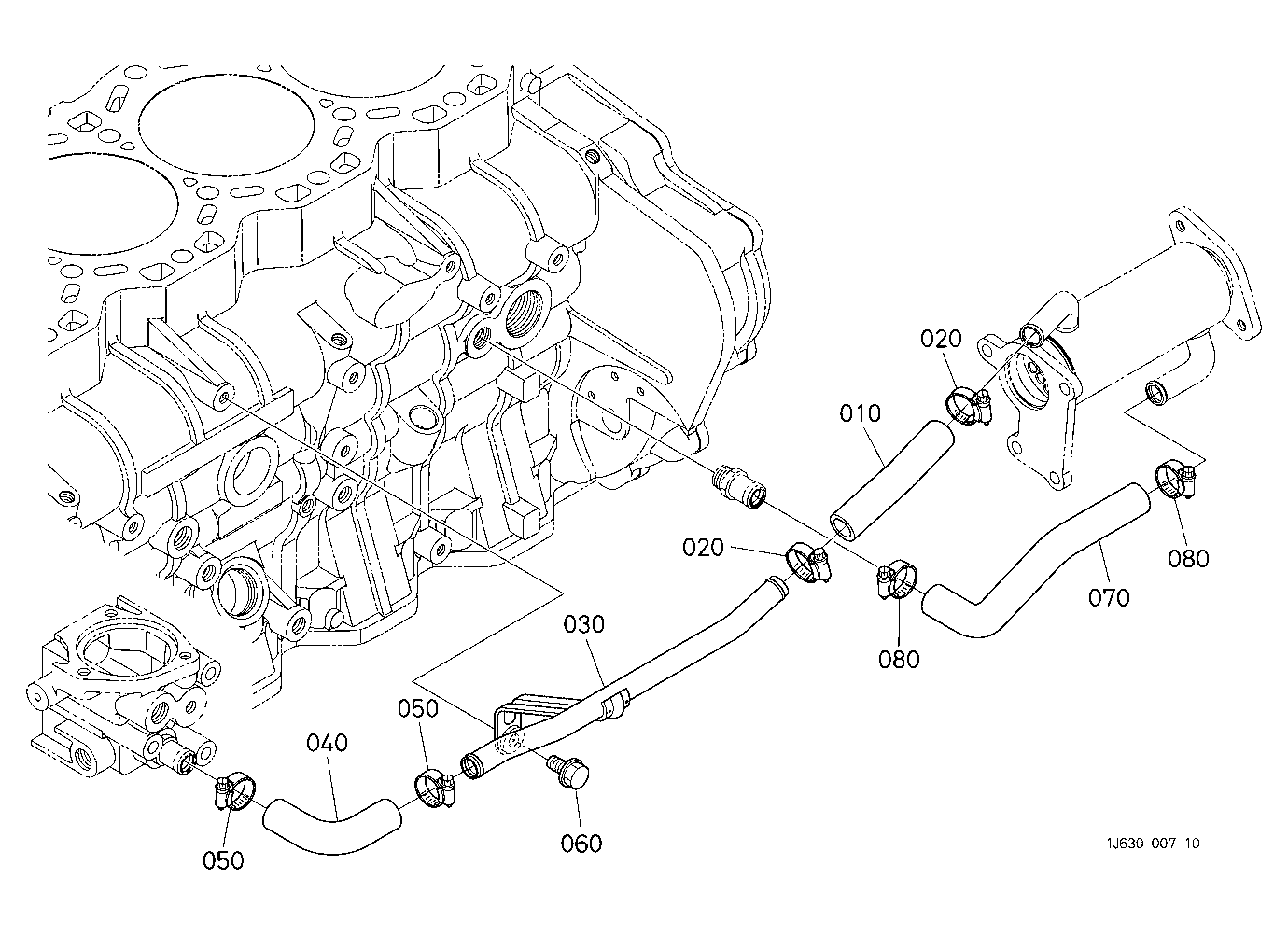 Egr Water Piping (Selective Catalytic Reduction Sy