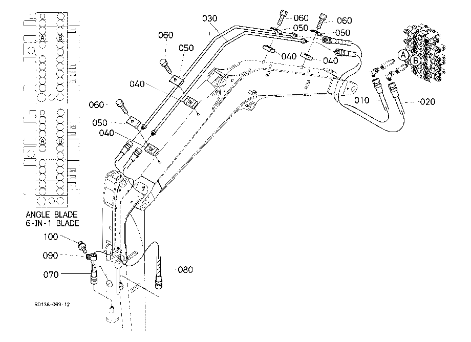 Oil Piping (Bucket)