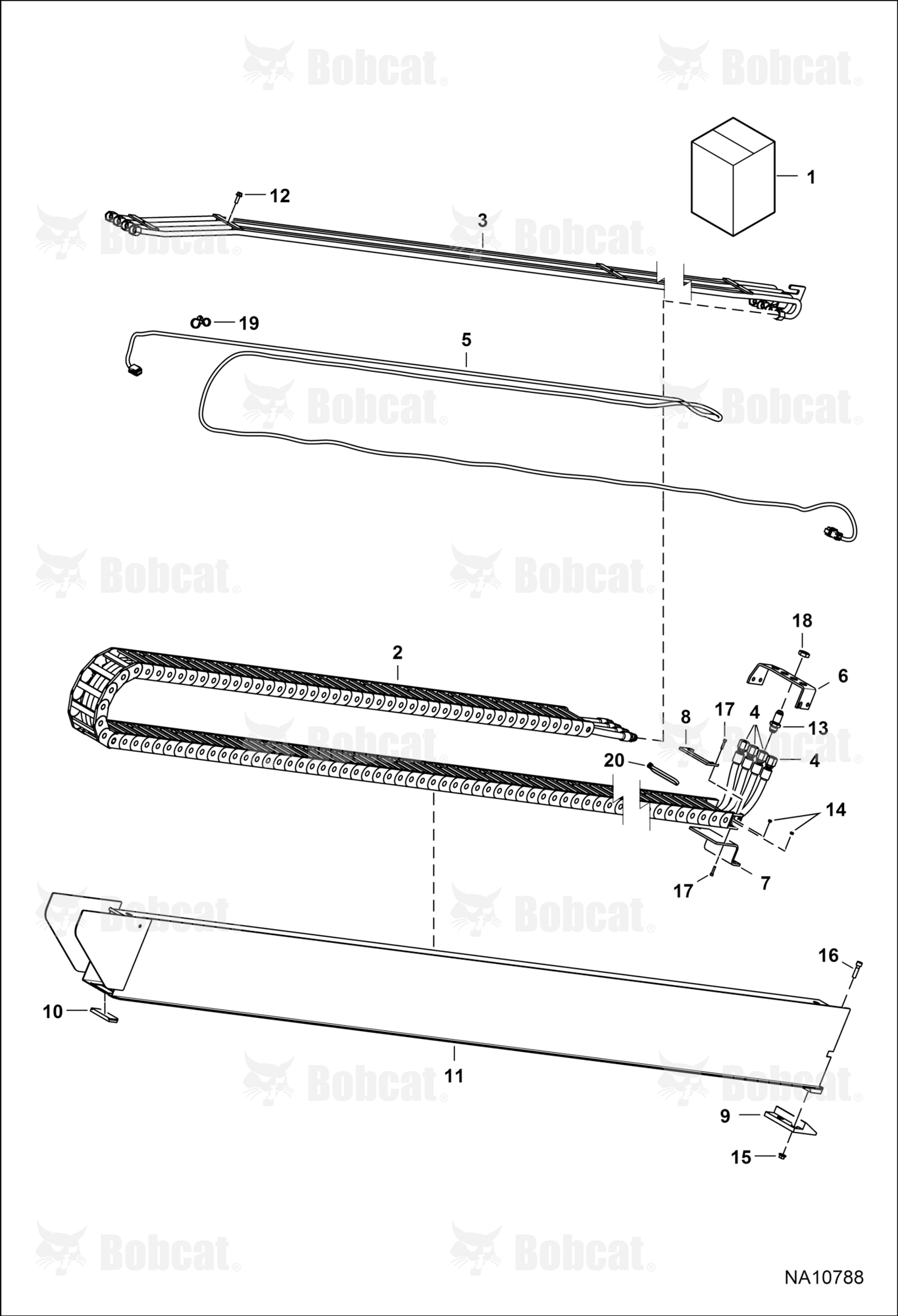 Hydraulic Circuitry (Boom Tray)