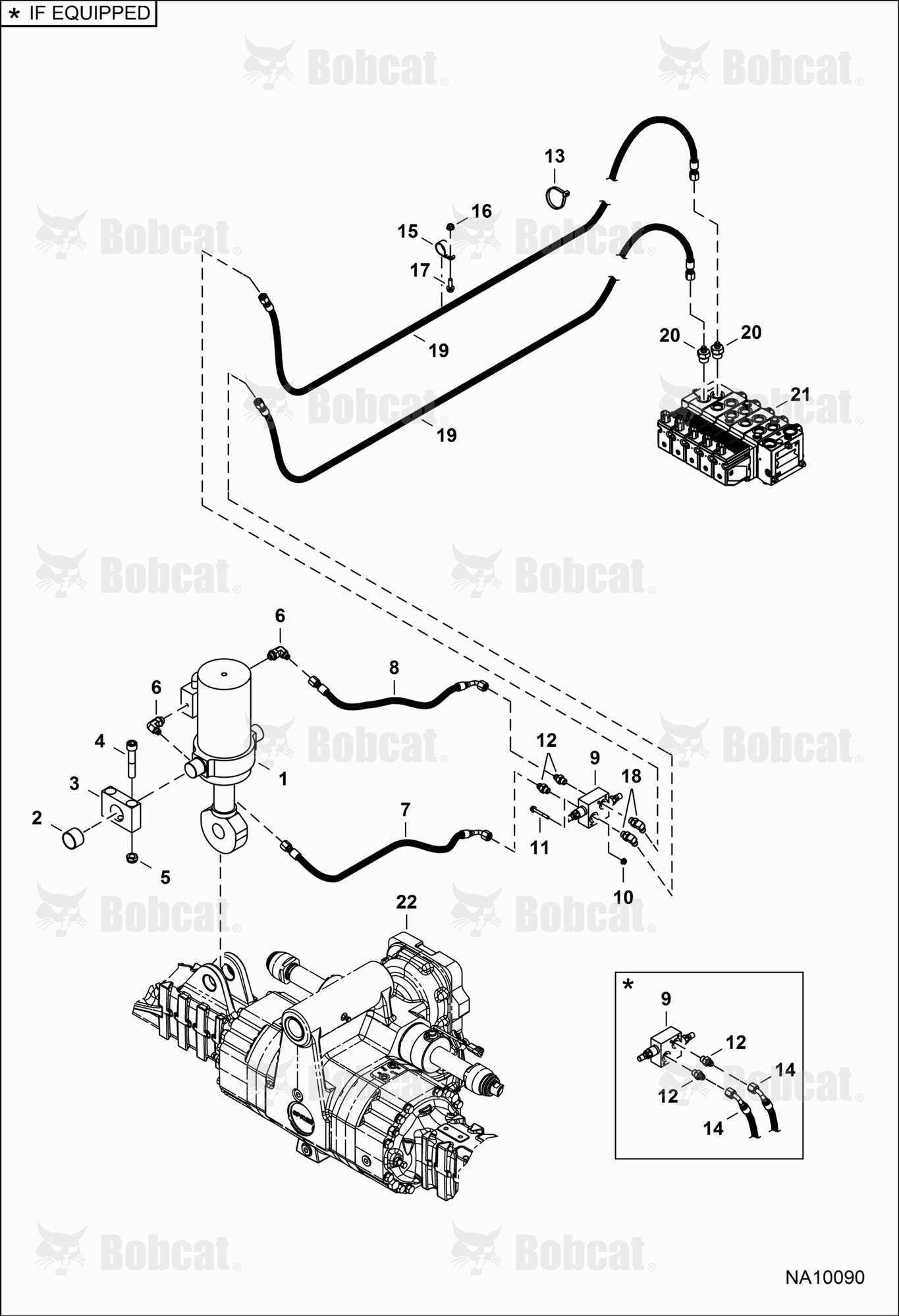 Hydraulic Circuitry (Frame Leveling)  B3GP11001 - B3GP13999