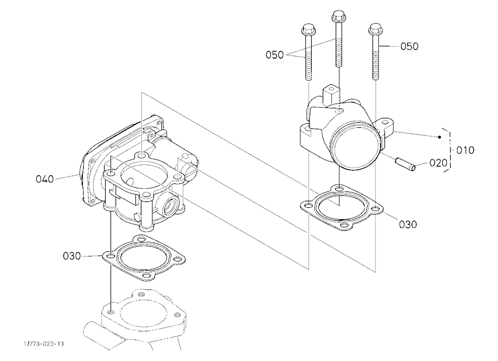 Air Cleaner Flange And Throttle Valve