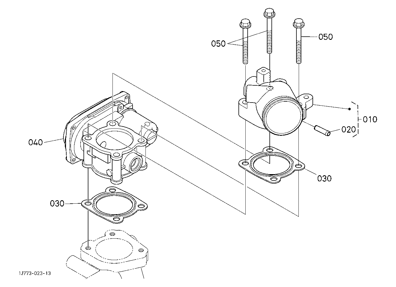 Air Cleaner Flange And Throttle Valve