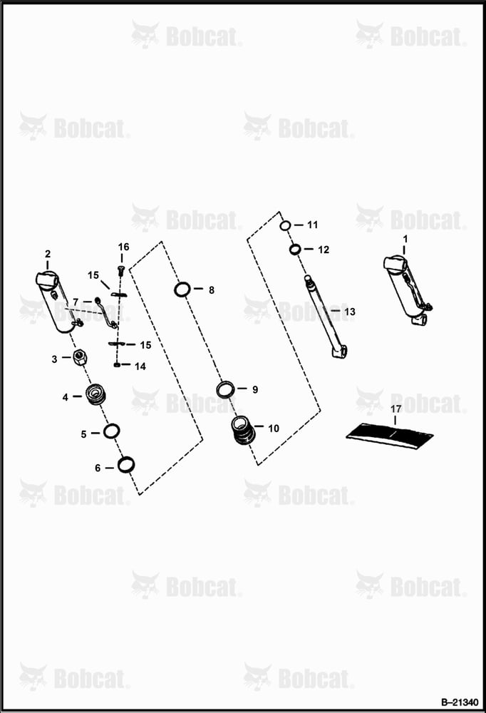 Tilt Cylinder (W/Replaceable Tube)