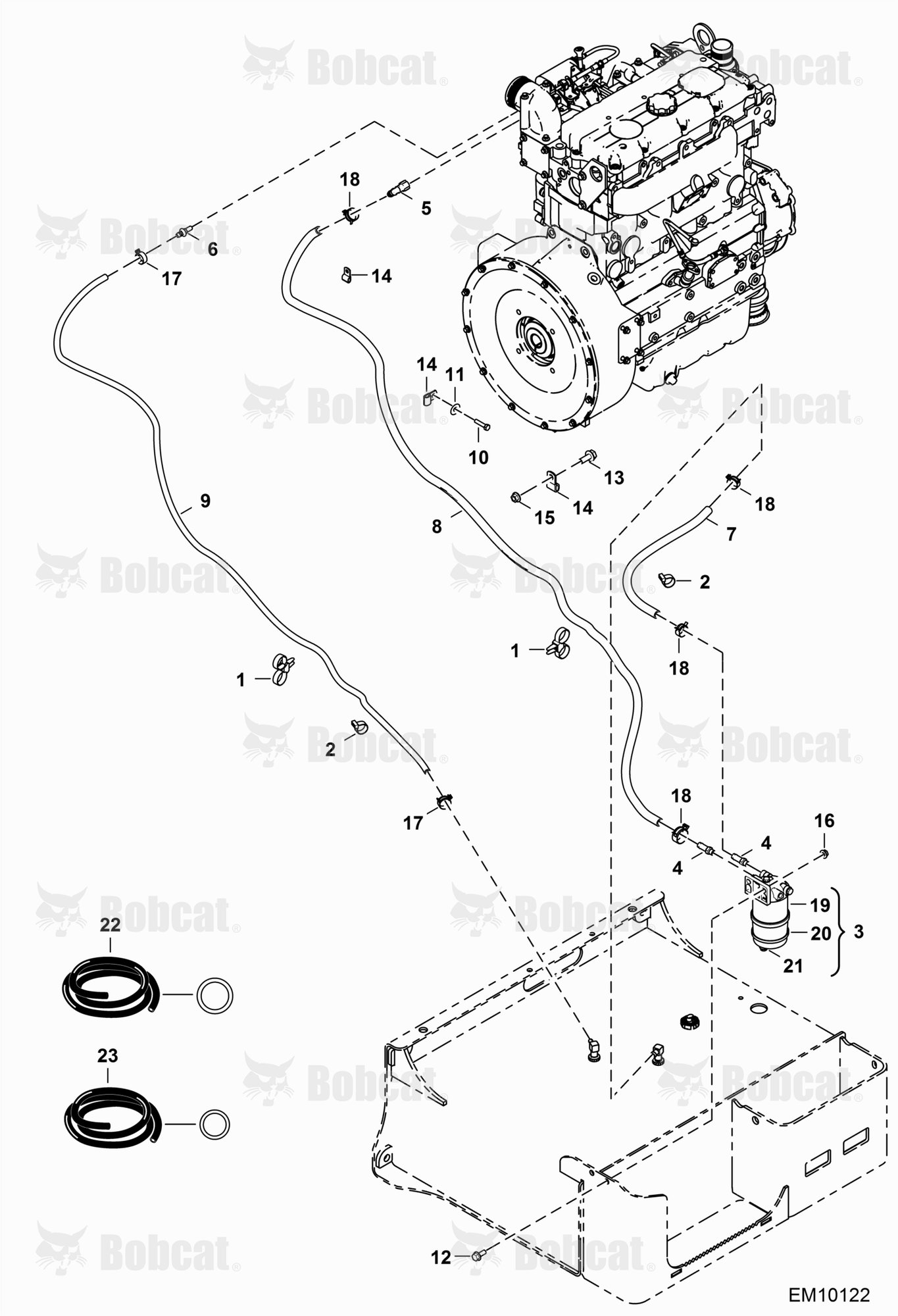 Engine & Attaching Parts (Fuel Delivery System)