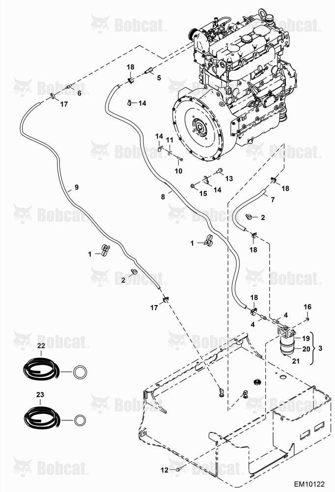 Engine & Attaching Parts (Fuel Delivery System)