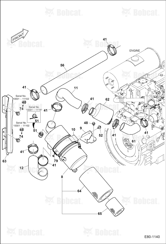 Engine & Attaching Parts (Air Cleaner)