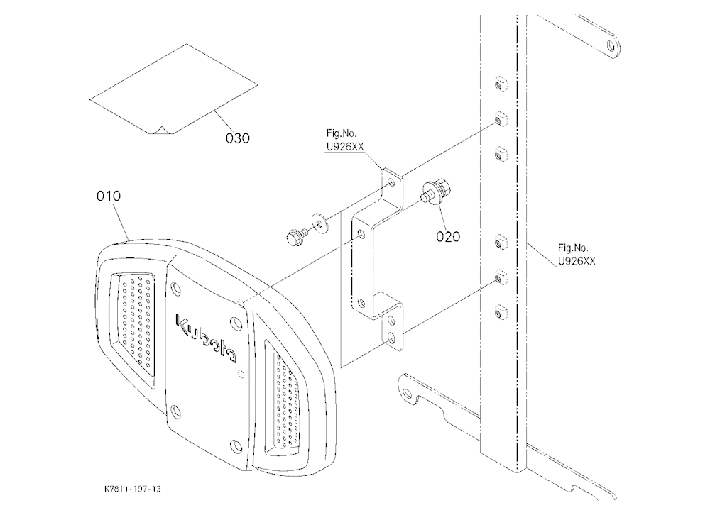Headrest Kit (W/G. No. V0858) [Option]