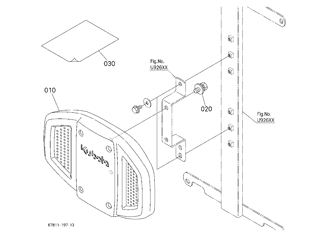 Headrest Kit (W/G. No. V0858) [Option]