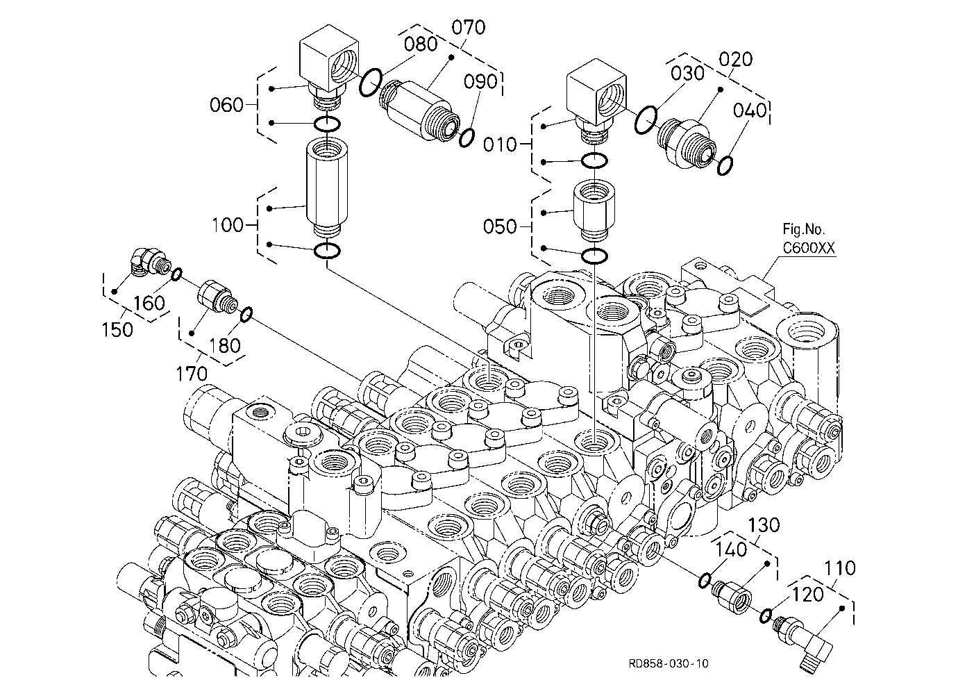 Control Valve (Travel Right)