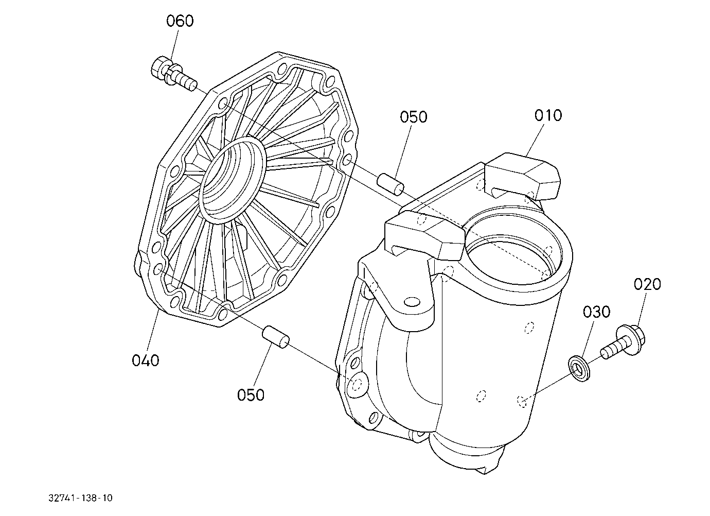 Front Axle Case Rh