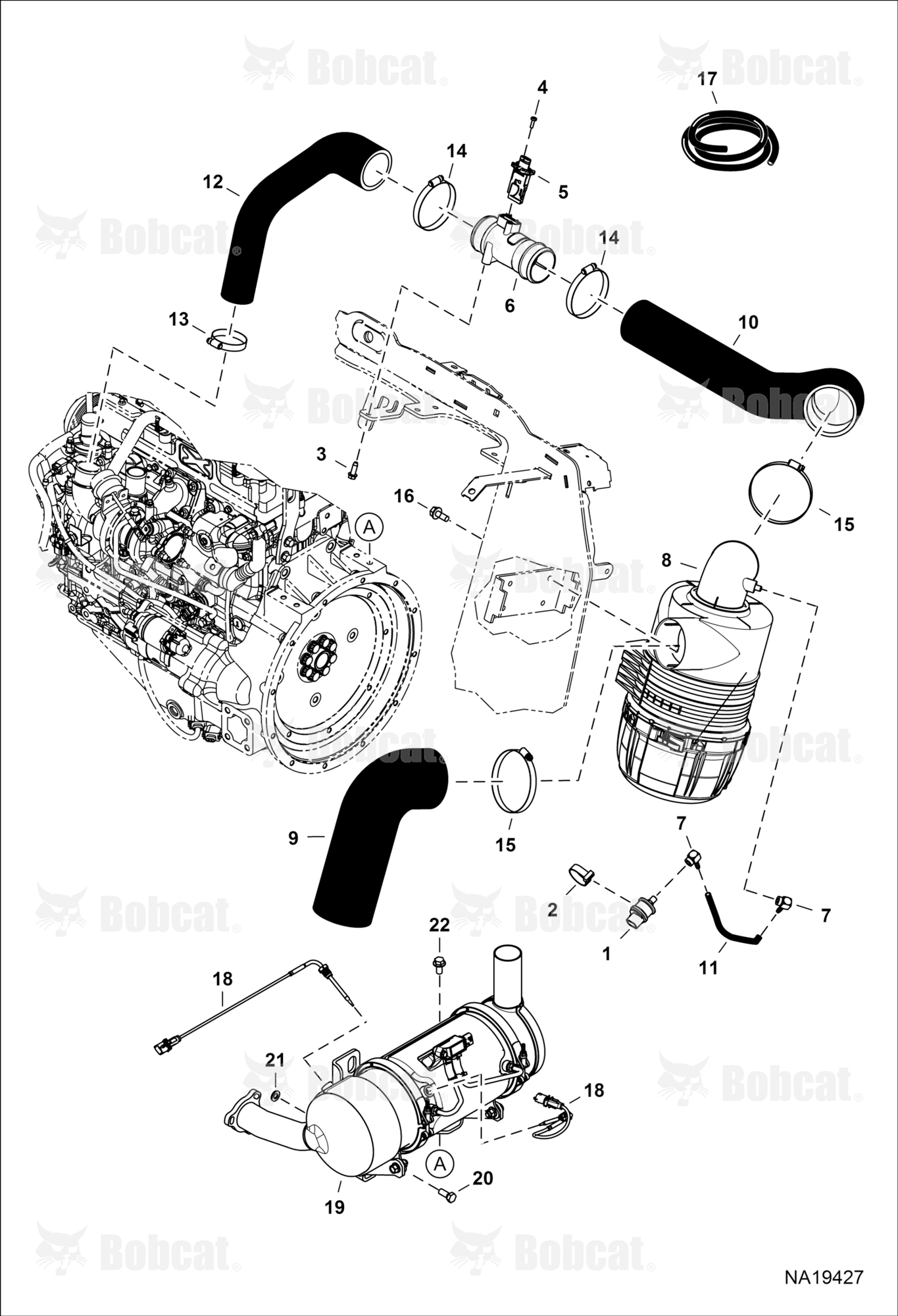 Engine & Attaching Parts (Exhaust & Intake)