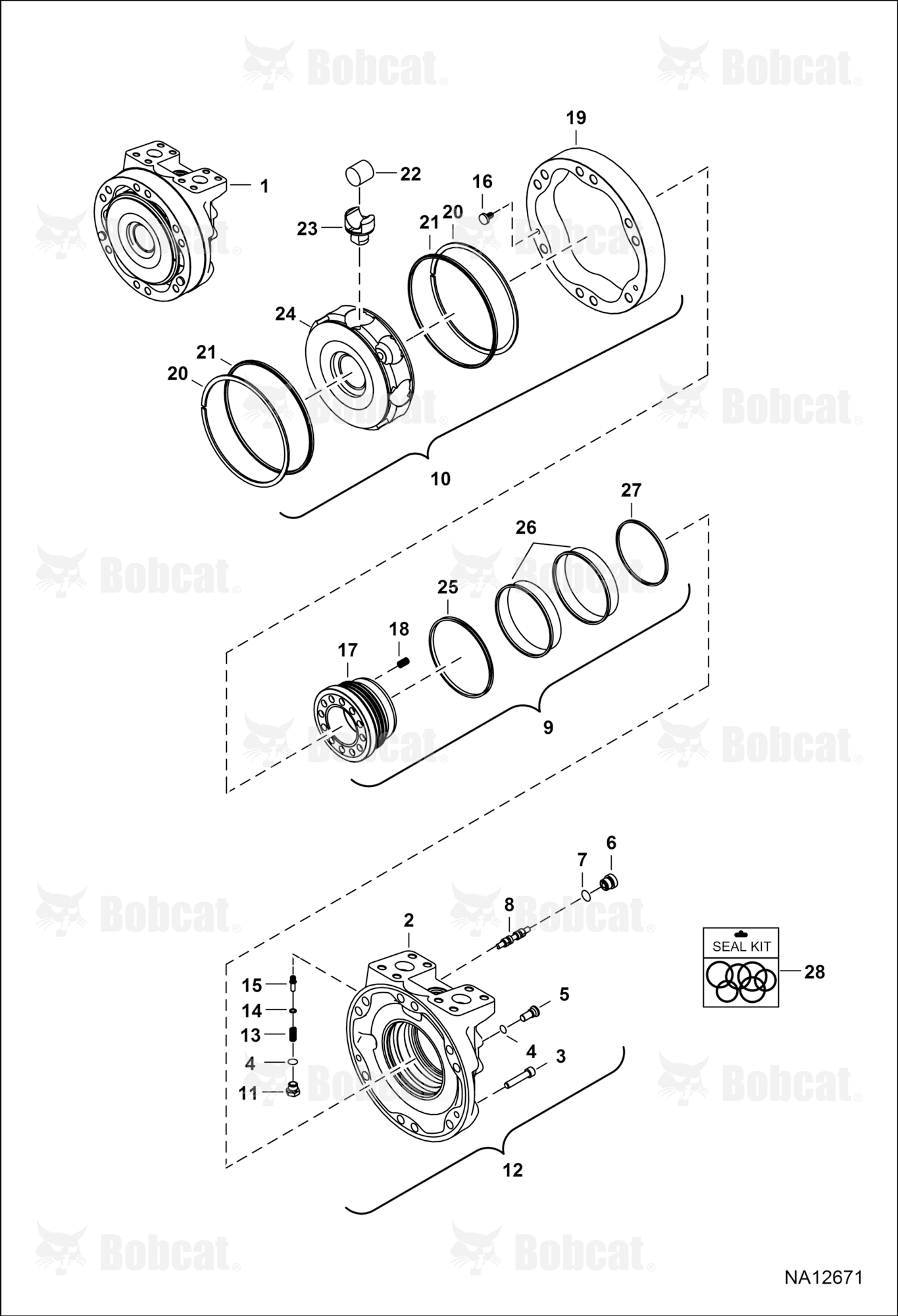 Hydrostatic Motor (Single Speed)