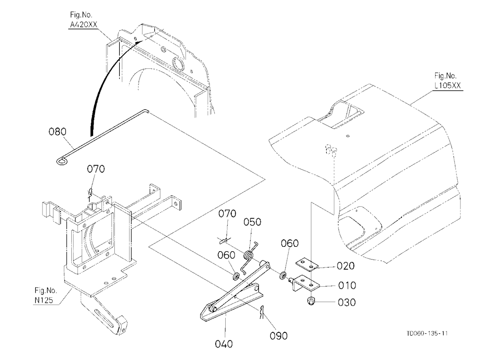 Hood(Bonnet) Link [Cab Type]