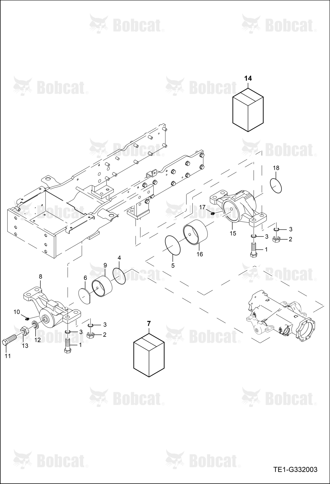 Front Axle Bracket Group