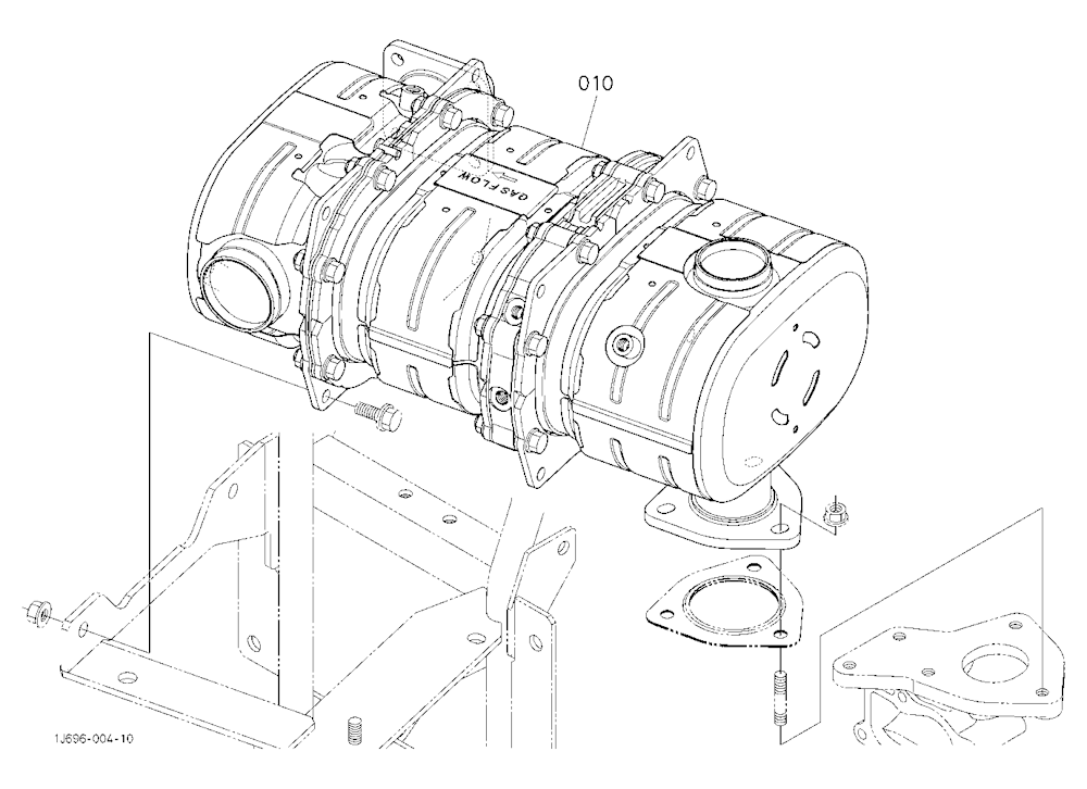 Diesel Particulate Filter Muffler