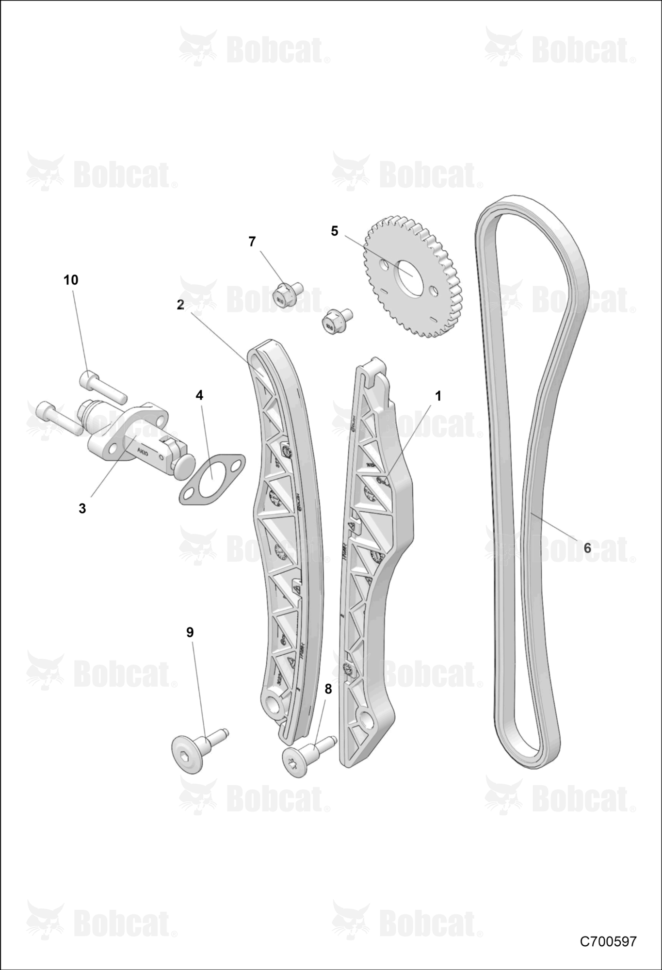ENGINE, CAM CHAIN, & Tensioner