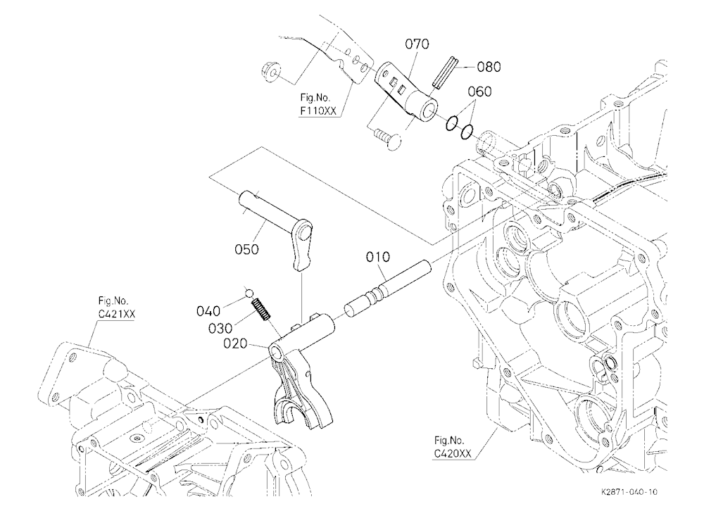 Range Gear Shift Fork