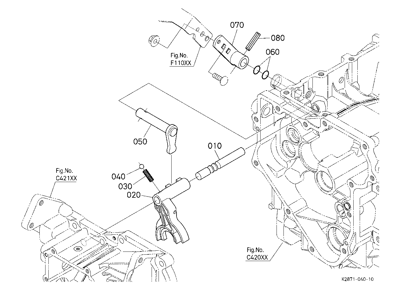 Range Gear Shift Fork