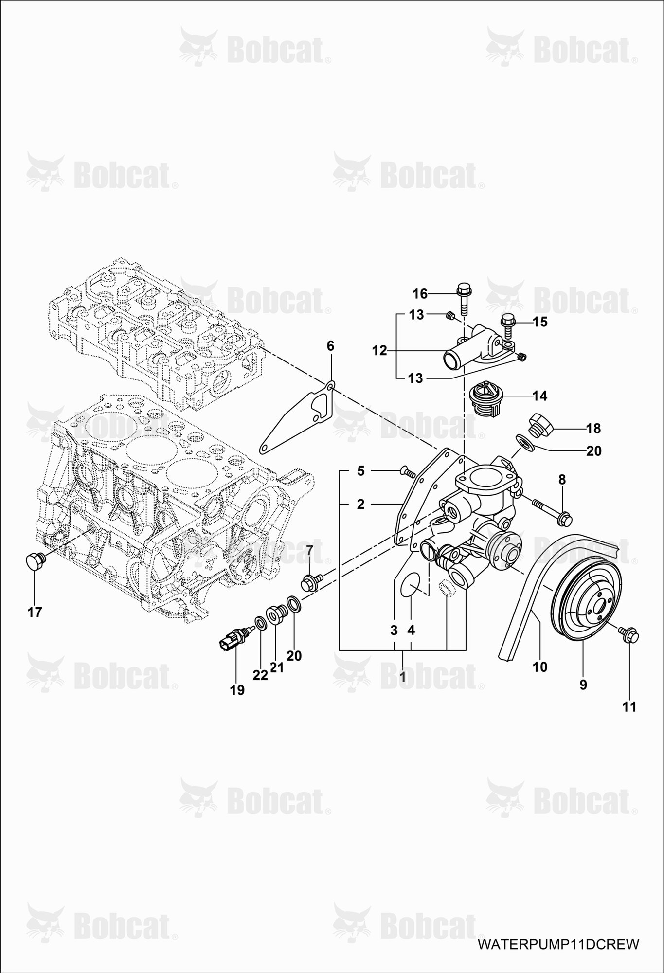 ENGINE, Water Cooling System