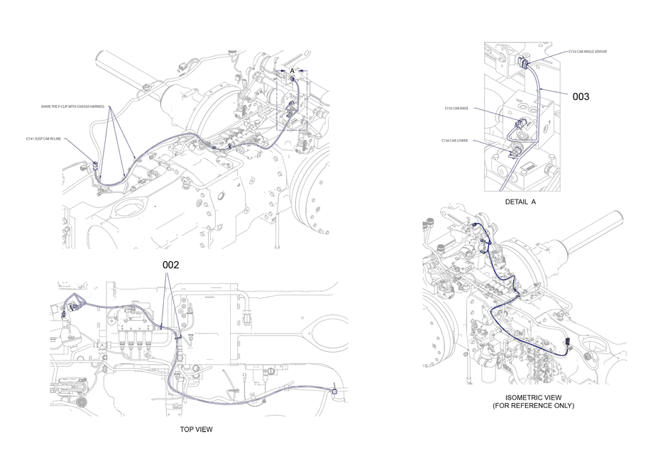 Suspended Cab Electrical Assembly