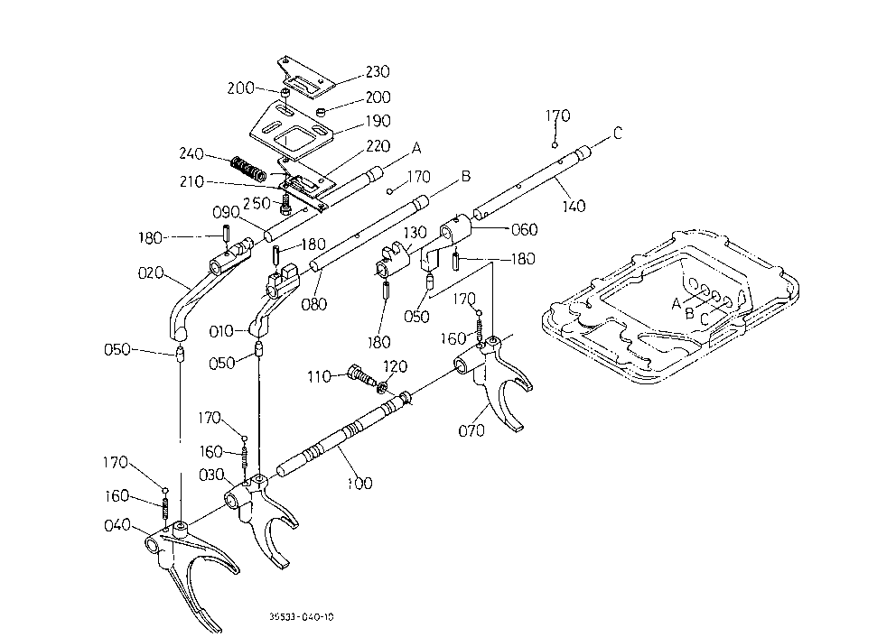Main Gear Shift Fork [Except Manual Shuttle and Su]