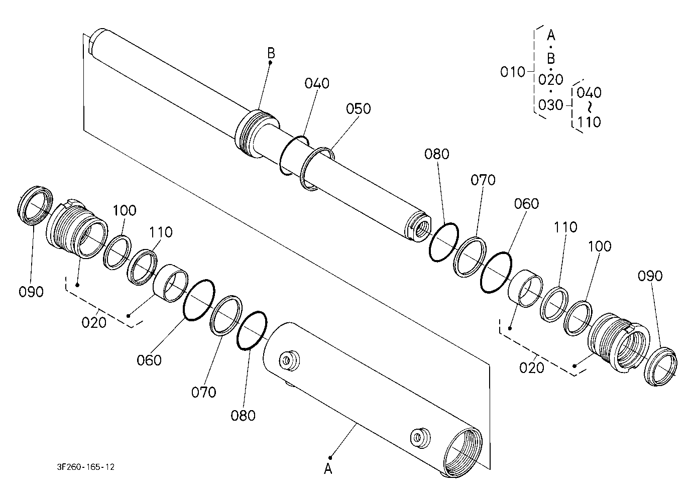 Steering Cylinder [Component Parts] [Old]