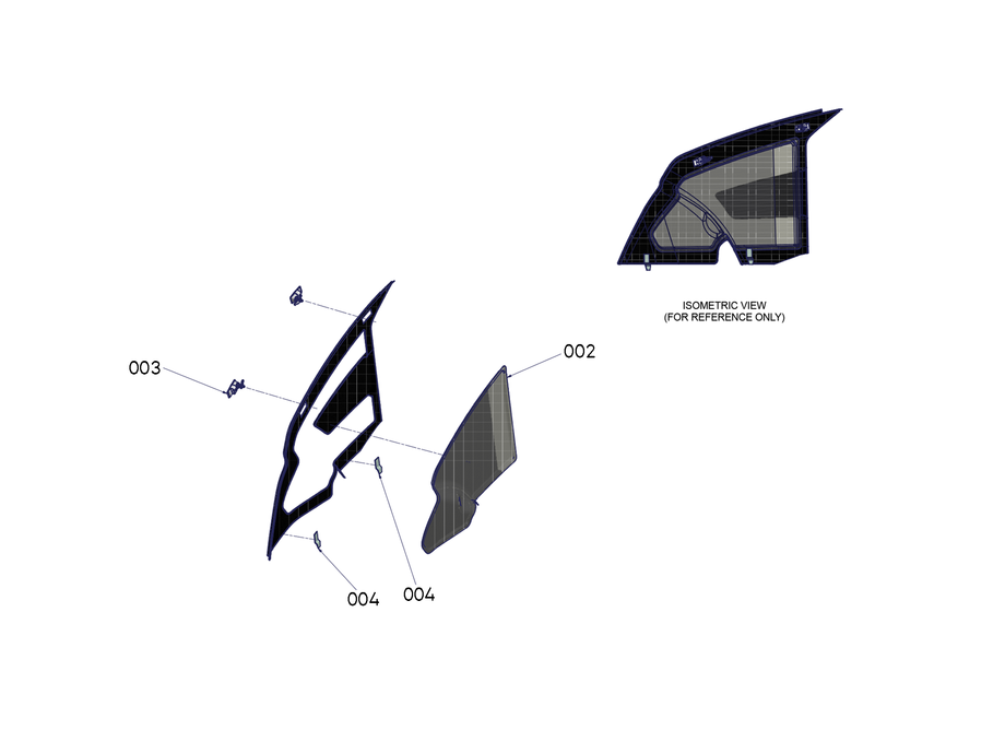 Engine Guard Bonded Assembly - Rh