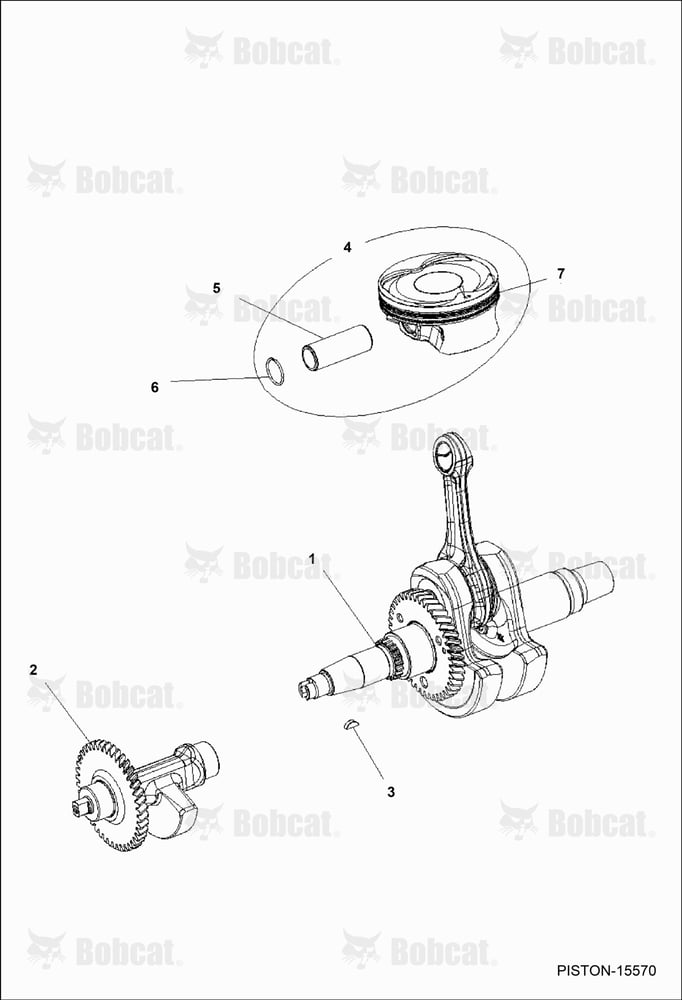 ENGINE, CRANKSHAFT, Piston & Balance Shaft