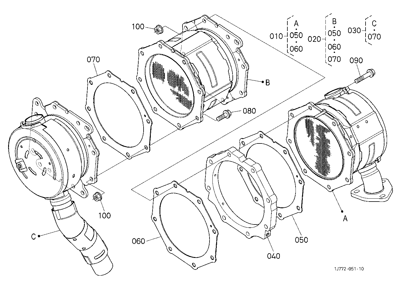 Diesel Particulate Filter Muffler