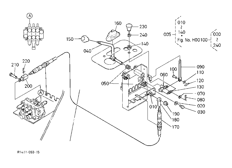 Control Lever (S/P) (Component Parts)