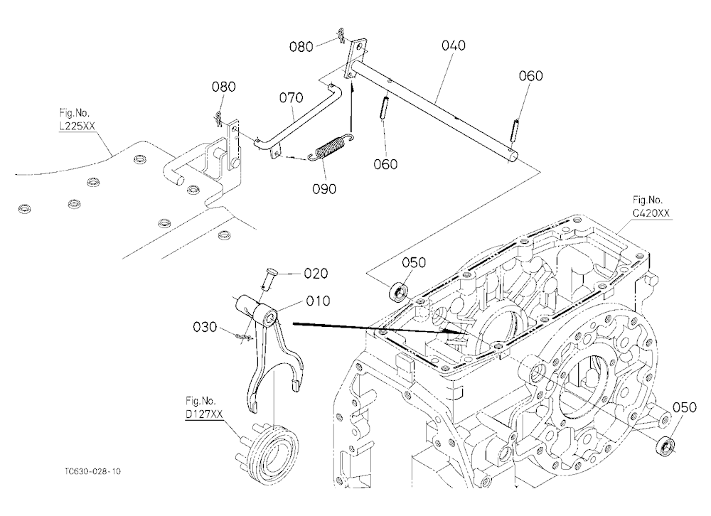 Differential Lock Shift Fork