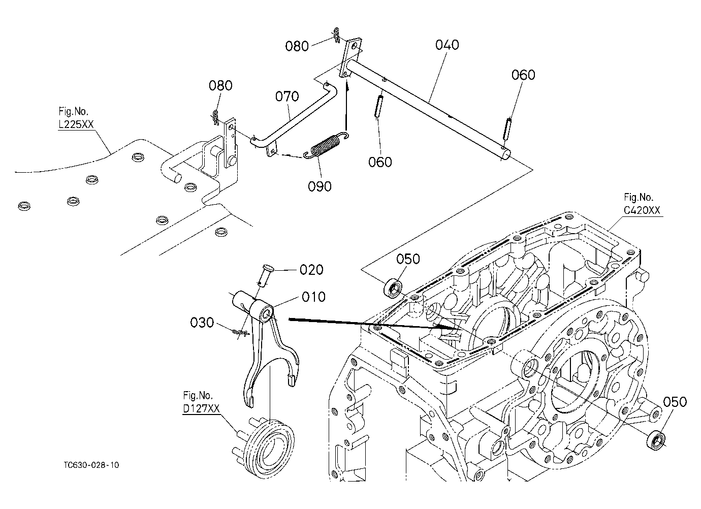 Differential Lock Shift Fork