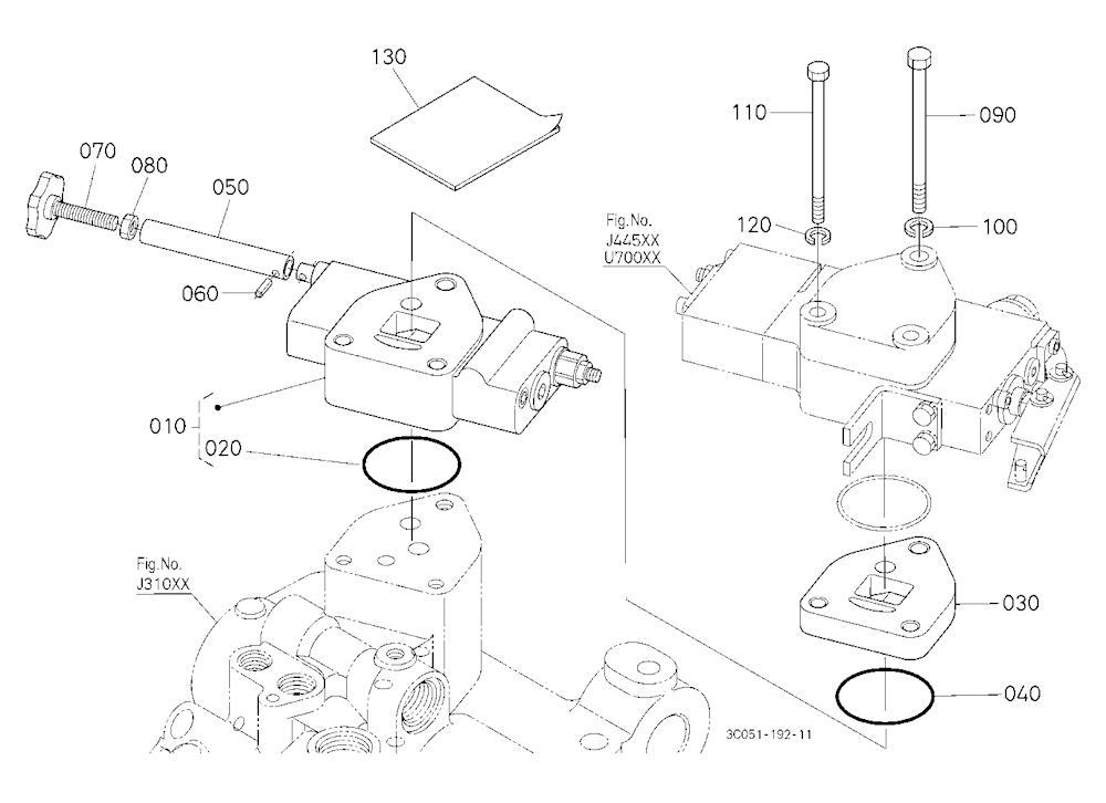 Auxiliary Control Valve Kit (Fc) [Option]