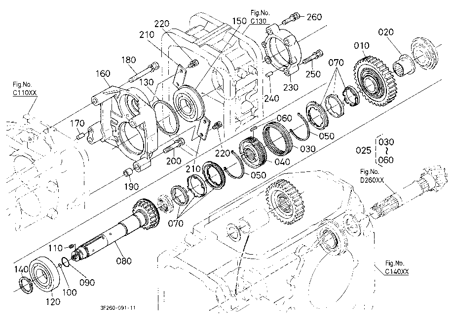 Range Gear Shaft
