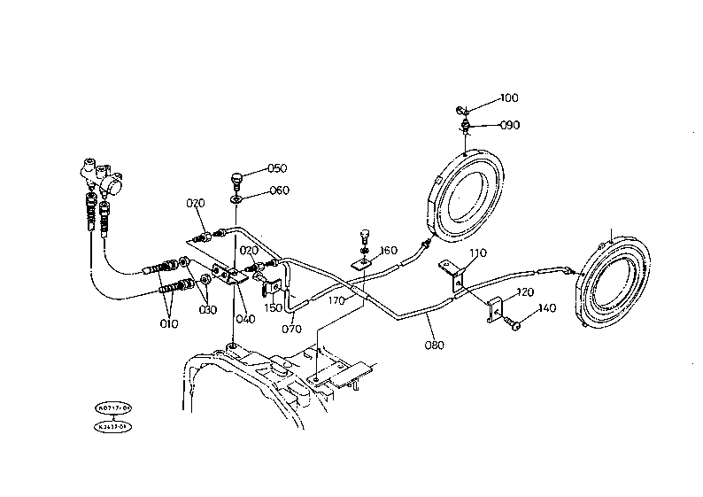 Brake Oil Piping With Cab