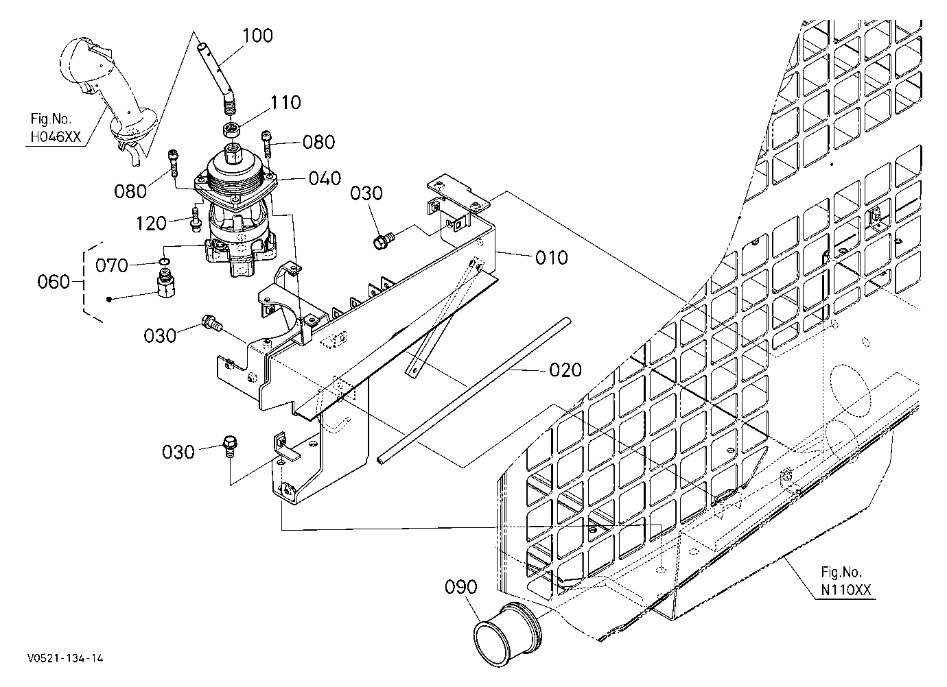 Pilot Valve (Lh) [Except High Flow]