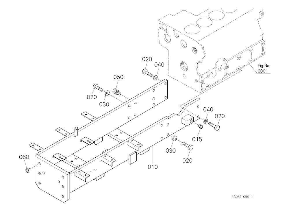 Front Axle Frame [Rops Type]