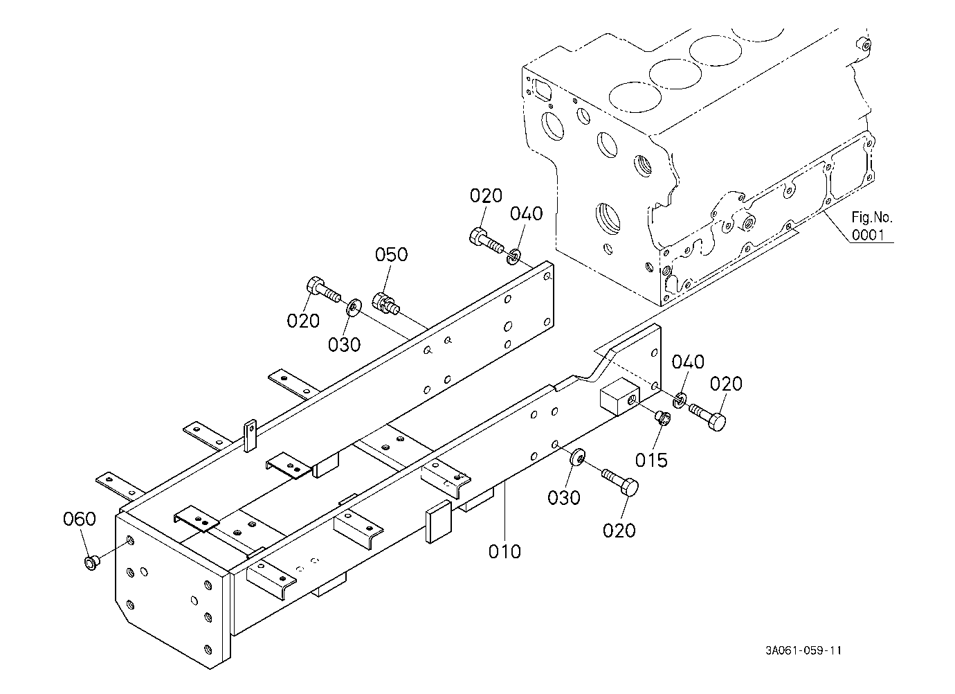 Front Axle Frame [Rops Type]
