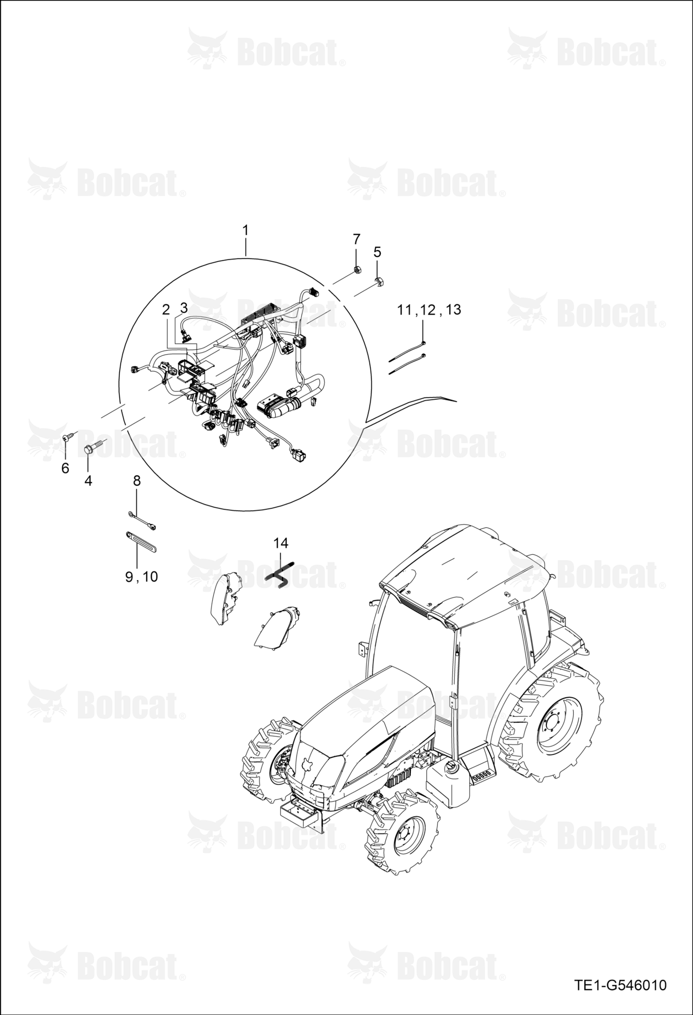 Bonnet Wire Harness Group (1)